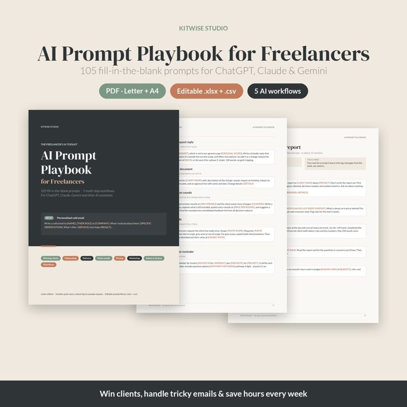 AI Prompt Playbook preview