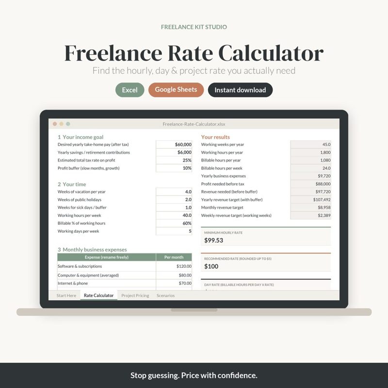 Rate Calculator preview
