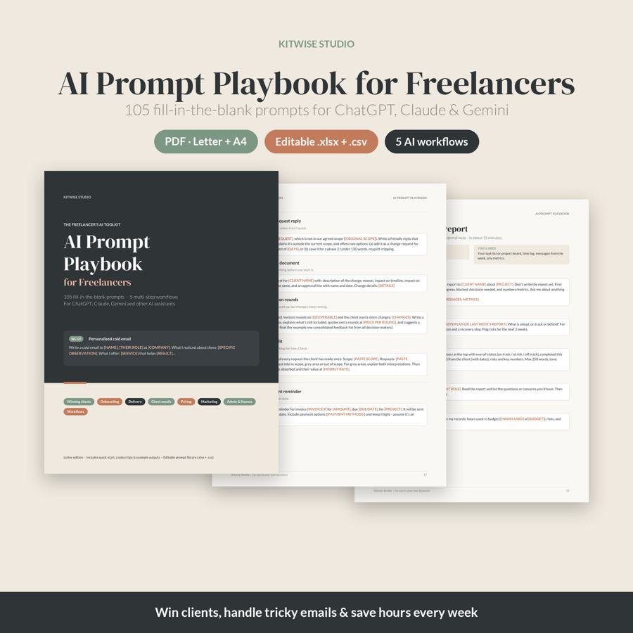 AI Prompt Playbook – cover
