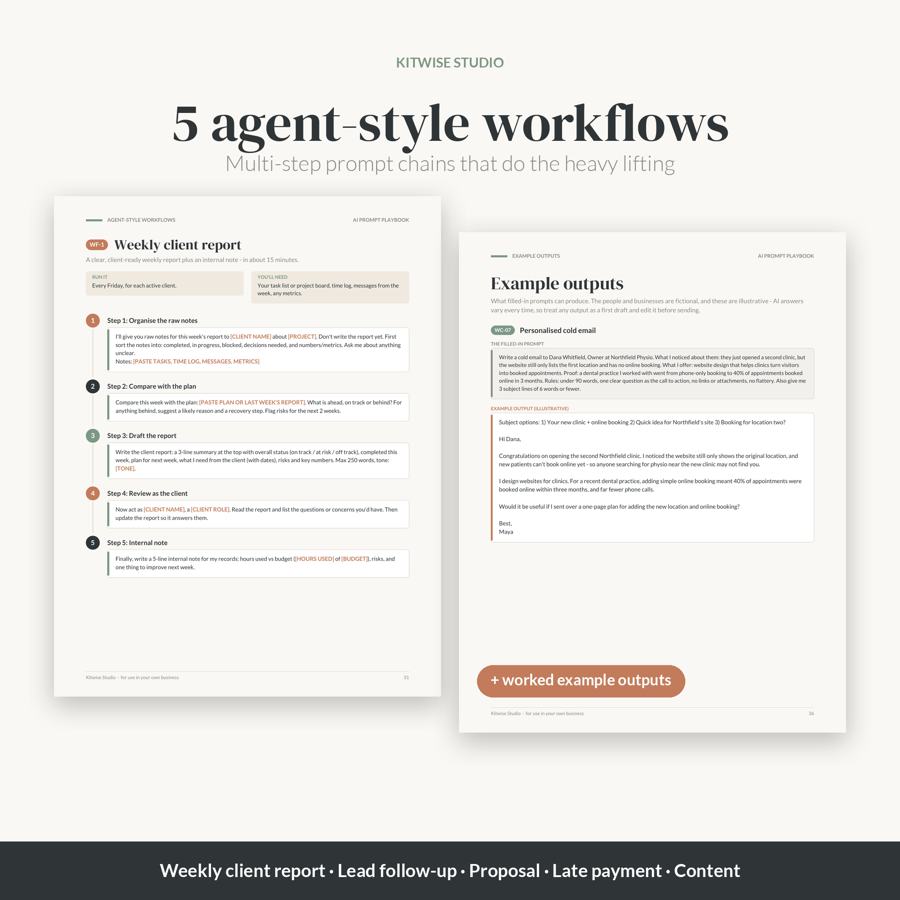 AI Prompt Playbook – workflows