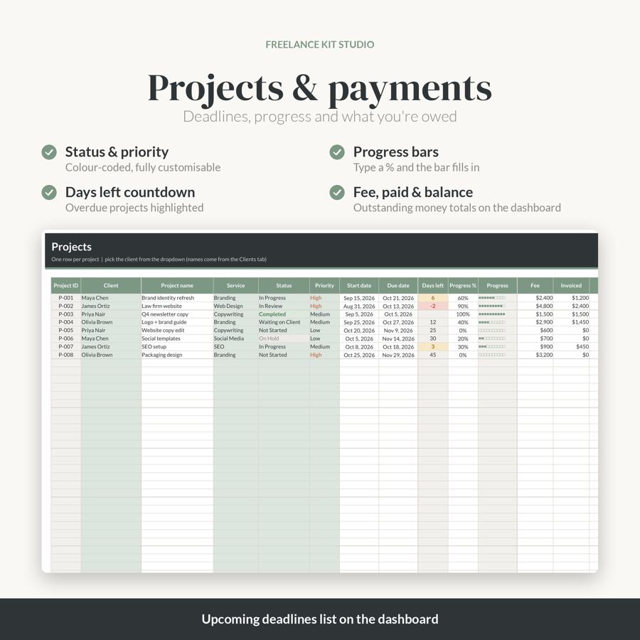 Client CRM & Project Tracker – projects