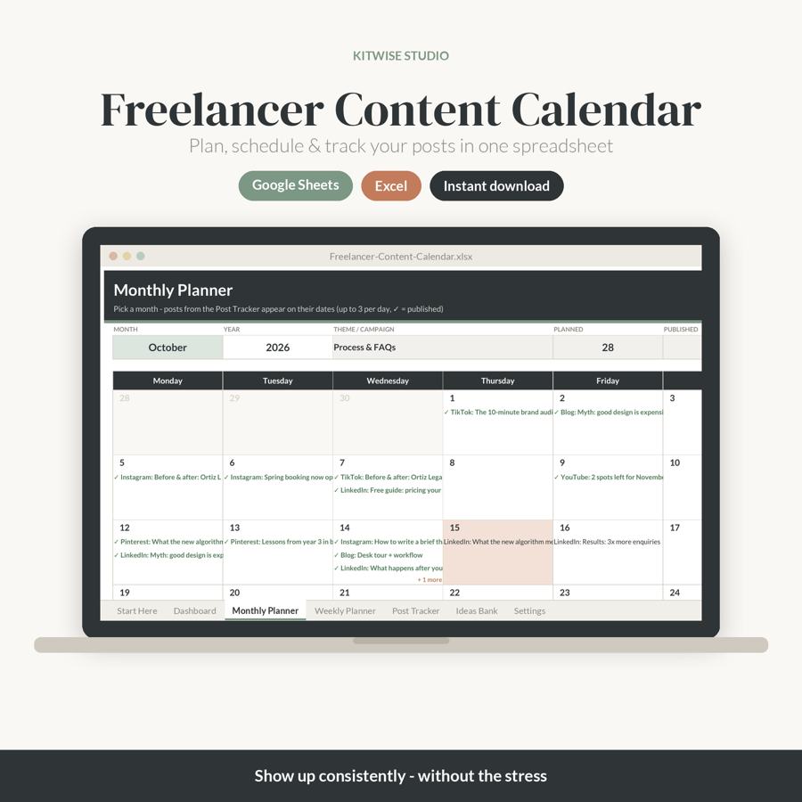 Content Calendar โ cover